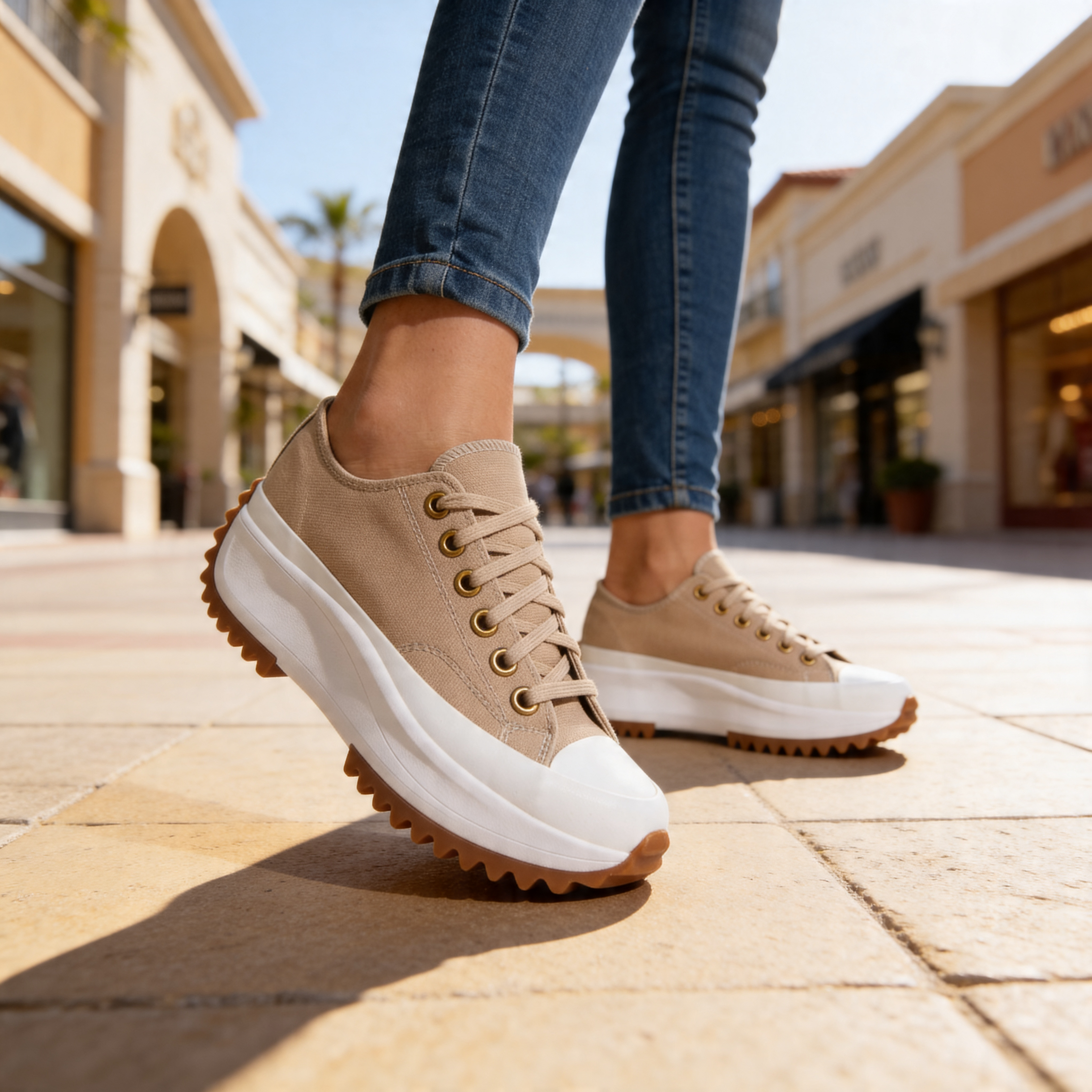 Ava | Chic Platform Sneakers – Cushioned Sole