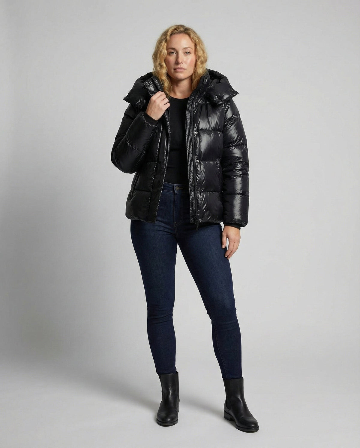 Women's Cozy Quilted Puffer Jacket – Hooded