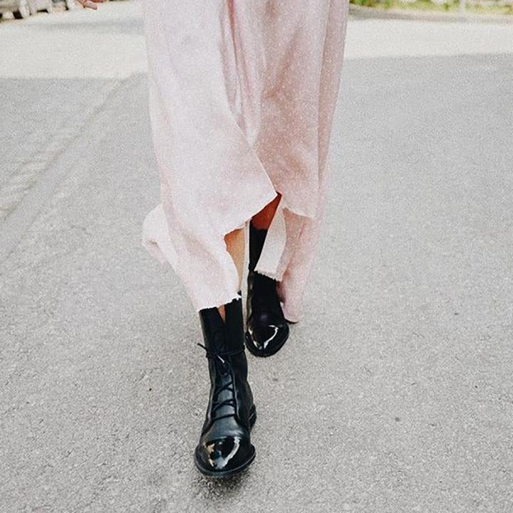 Beatriz | Botas Altas Con Cordones