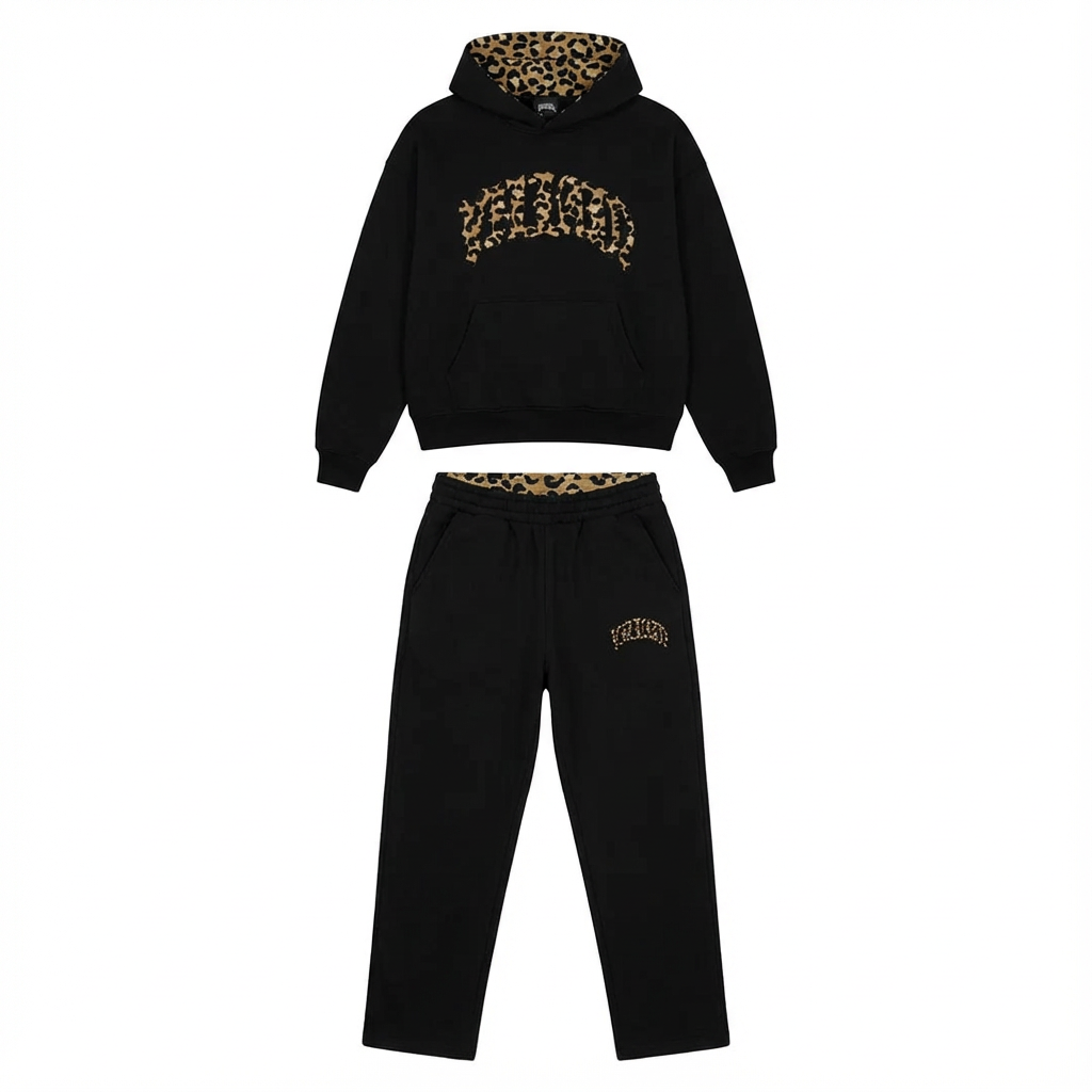 Women's Velora Leopard Lounge Set – Hoodie & Joggers