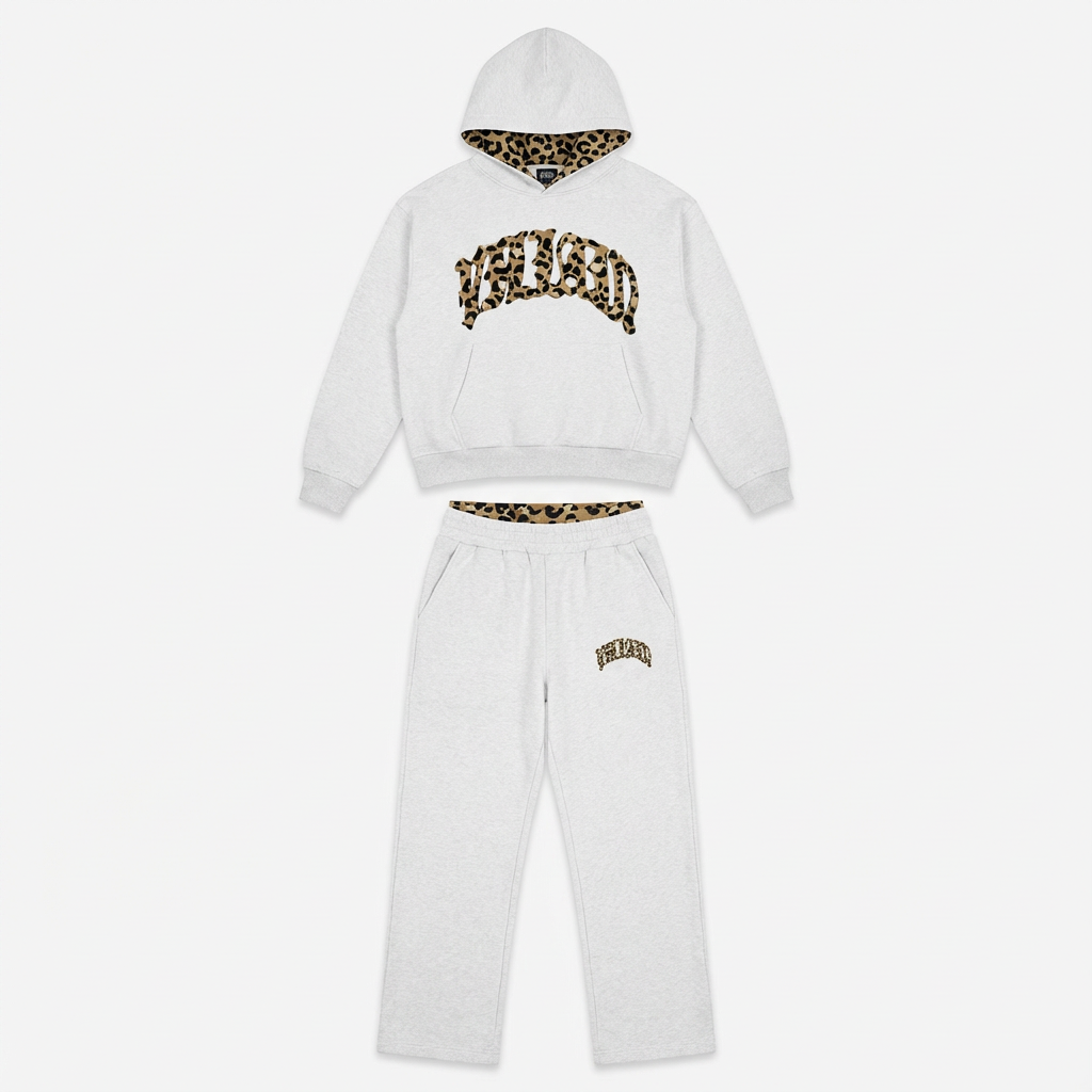 Women's Velora Leopard Lounge Set – Hoodie & Joggers