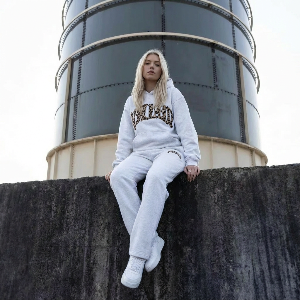 Women's Velora Leopard Lounge Set – Hoodie & Joggers