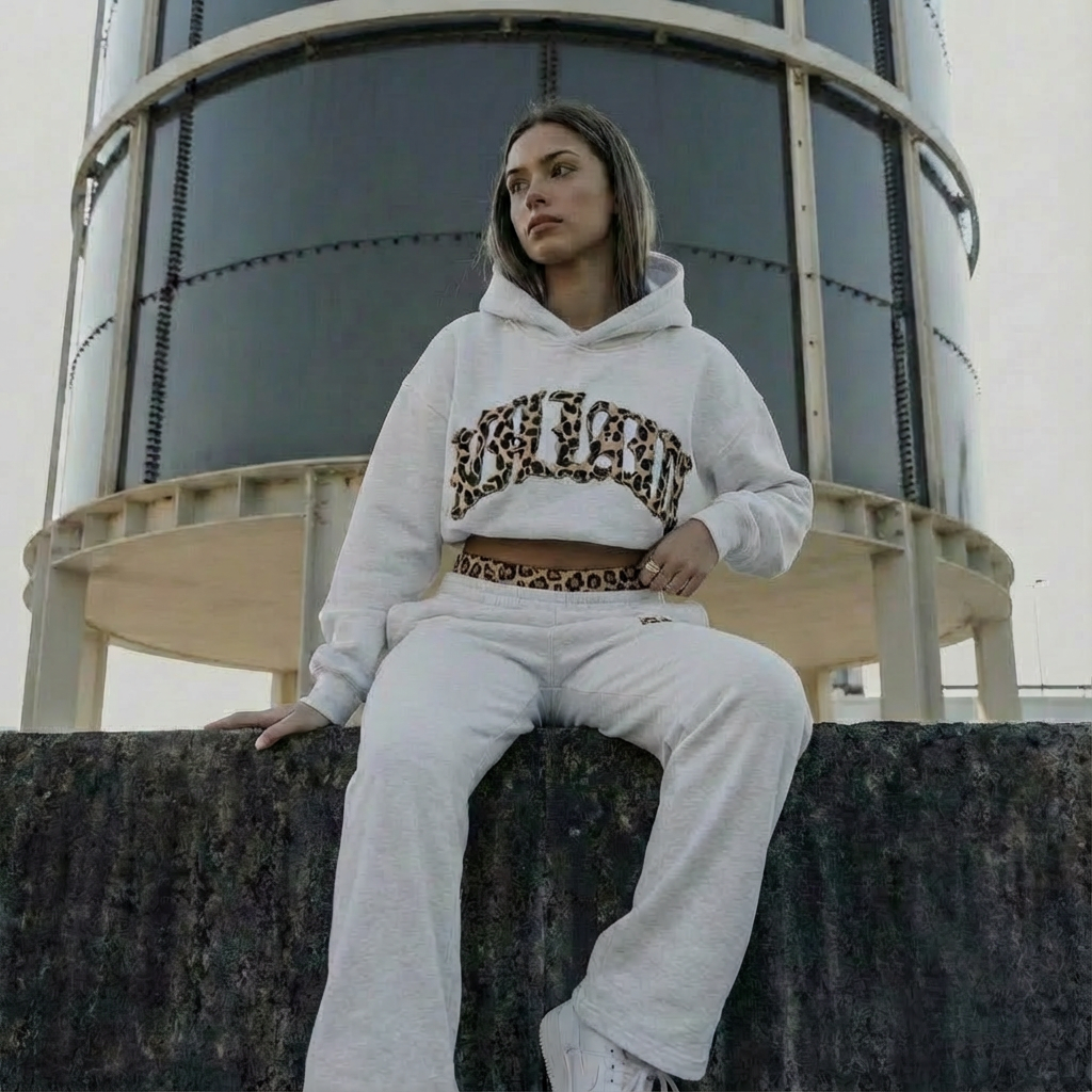 Women's Velora Leopard Lounge Set – Hoodie & Joggers