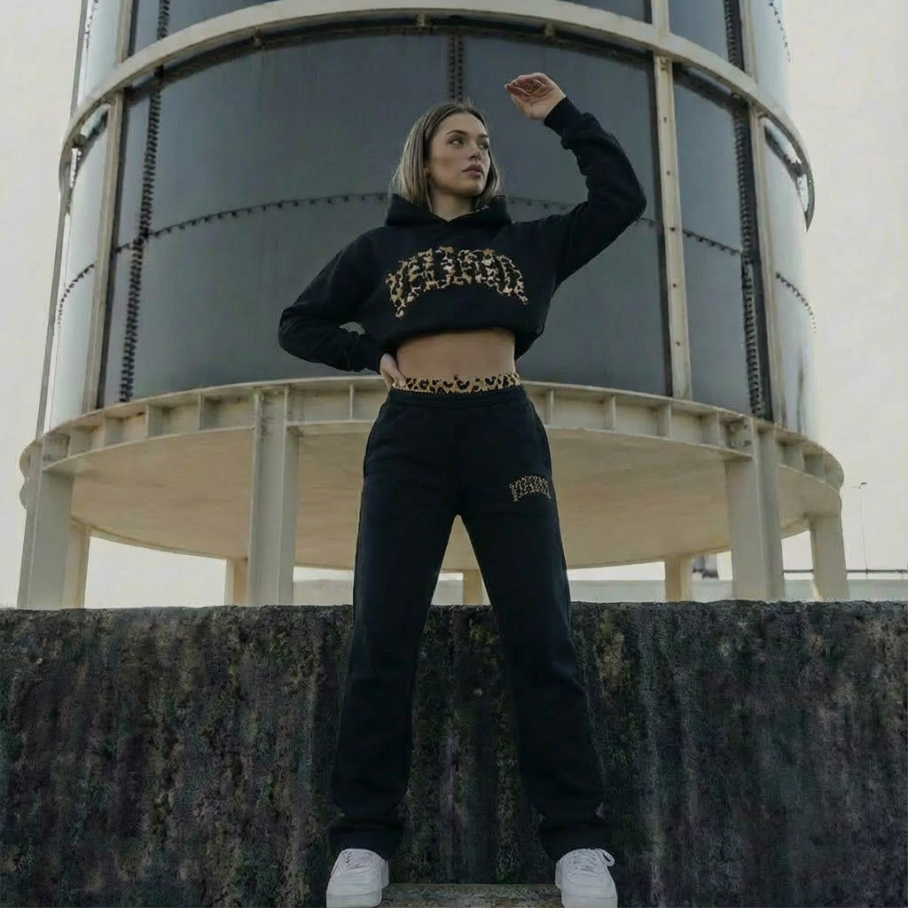 Women's Velora Leopard Lounge Set – Hoodie & Joggers