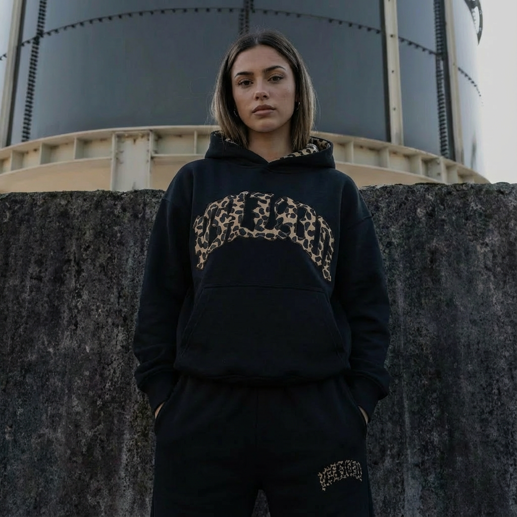 Women's Velora Leopard Lounge Set – Hoodie & Joggers