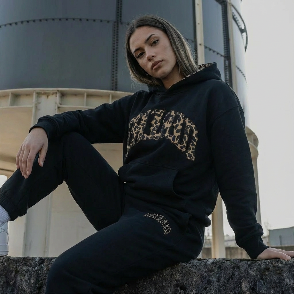 Women's Velora Leopard Lounge Set – Hoodie & Joggers