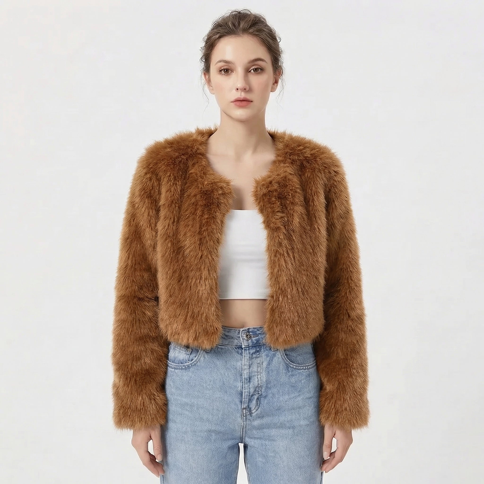 Camille Laurent Faux Fur Jacket