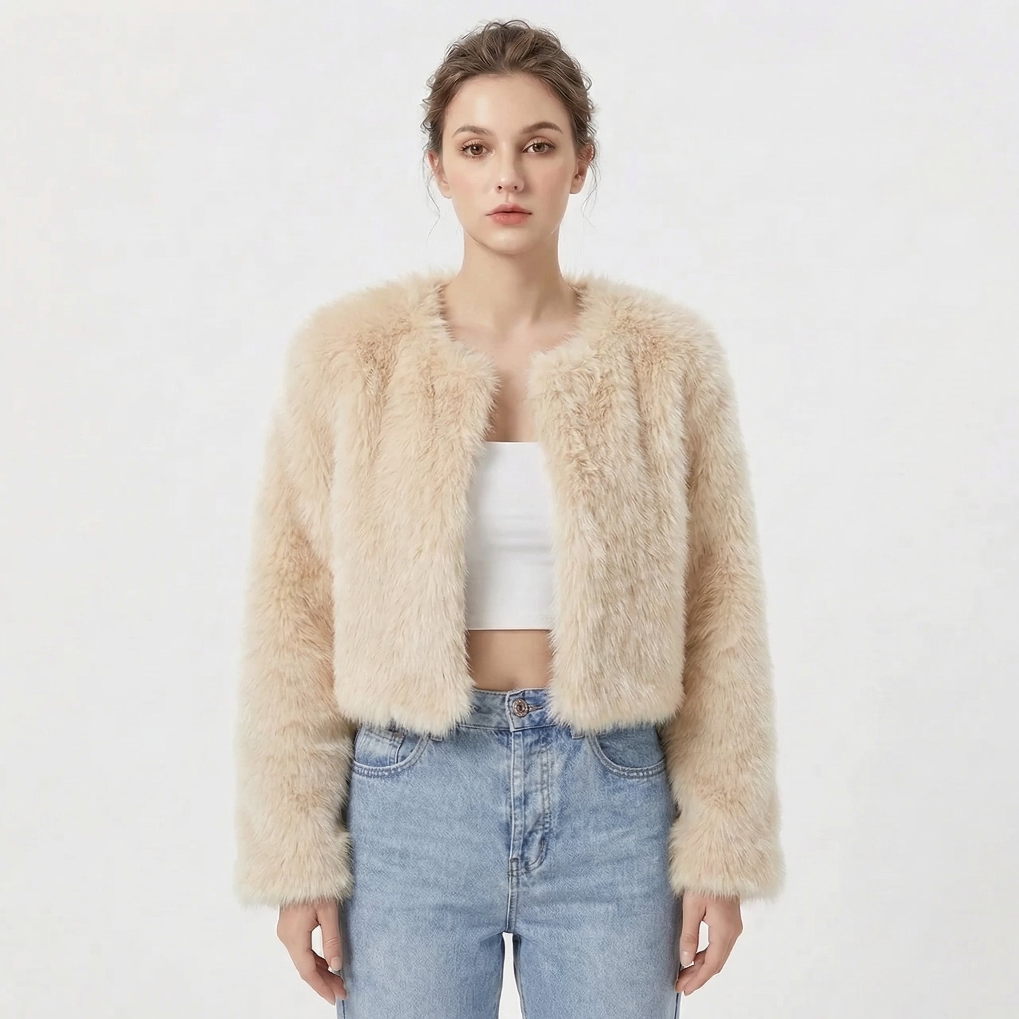 Camille Laurent Faux Fur Jacket