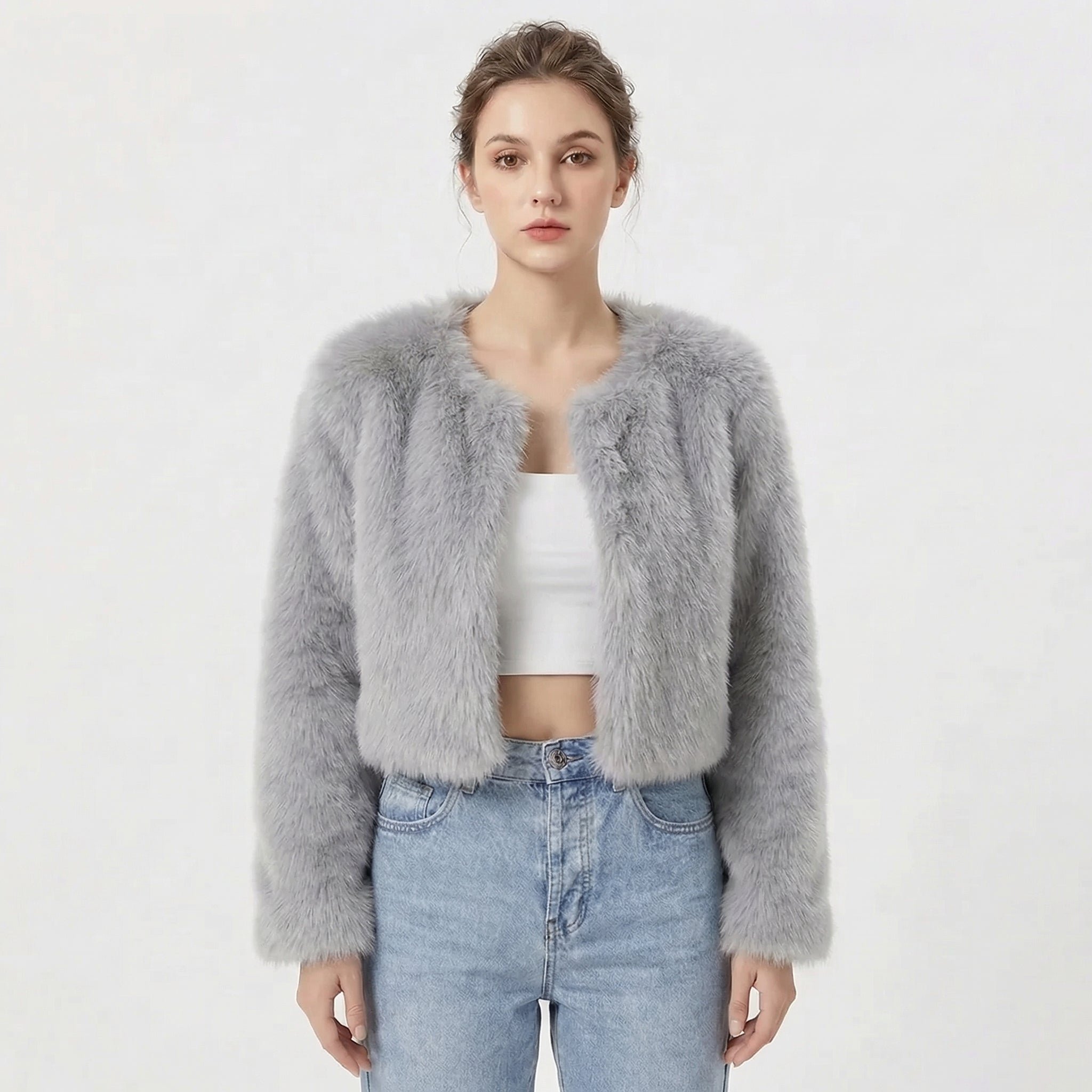 Camille Laurent Faux Fur Jacket