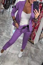 Fenna™ | Relaxed Solid Color Two-Piece Set for Women