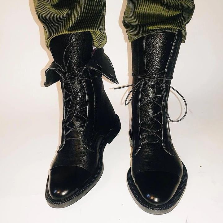 Beatriz | Botas Altas Con Cordones