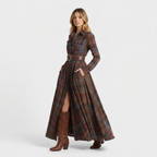 Women's Check Shirt Dress – Long Sleeve