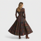 Women's Check Shirt Dress – Long Sleeve