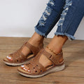 Iris Orthopedic Leather Sandals – Strappy Design