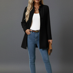 Evelyn A-Line Trench Coat – Button Front