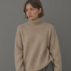 Women's Sydney Cashmere Turtleneck Sweater – Oversized Fit