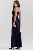 Moni Strapless Corset Maxi Dress