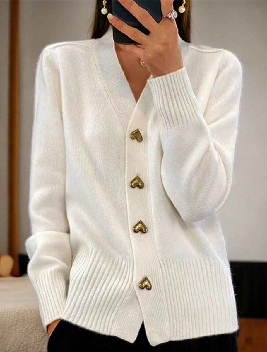 Women's Cozy Cardigan – Round Neck