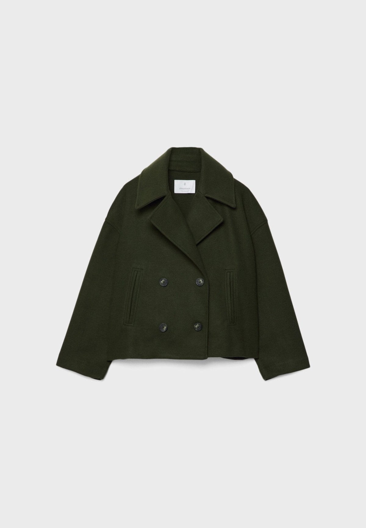 Women's Chic Double-Breasted Jacket – Crossover Front