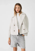 Women's Chic Double-Breasted Jacket – Crossover Front