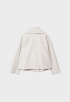 Women's Chic Double-Breasted Jacket – Crossover Front