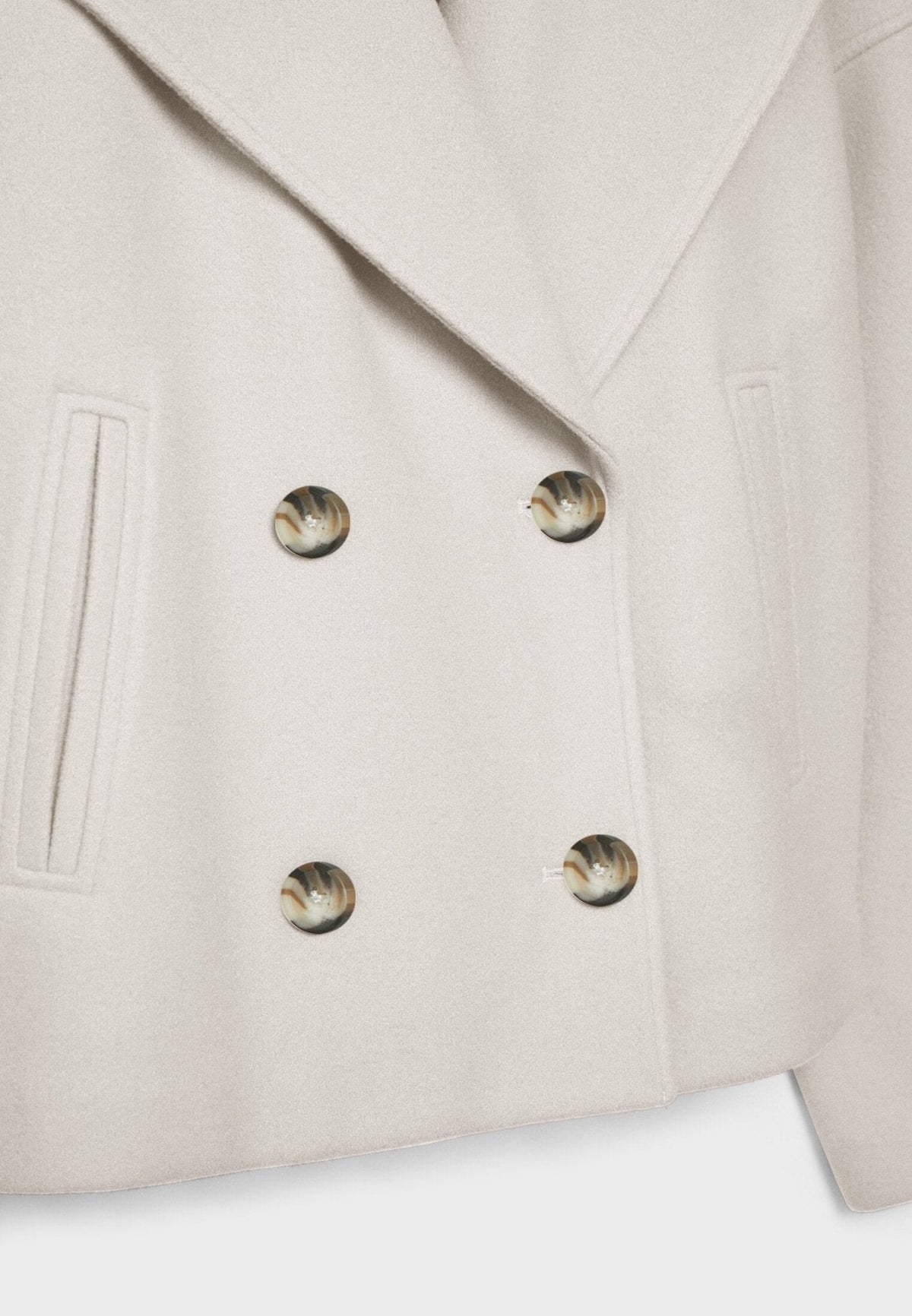 Women's Chic Double-Breasted Jacket – Crossover Front
