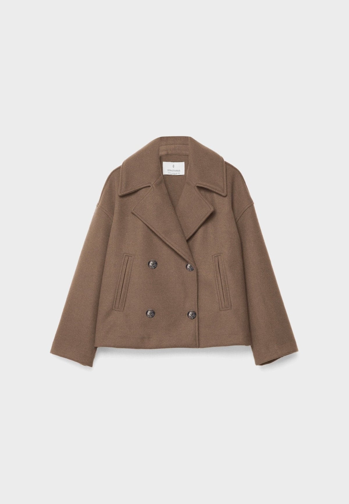 Women's Chic Double-Breasted Jacket – Crossover Front