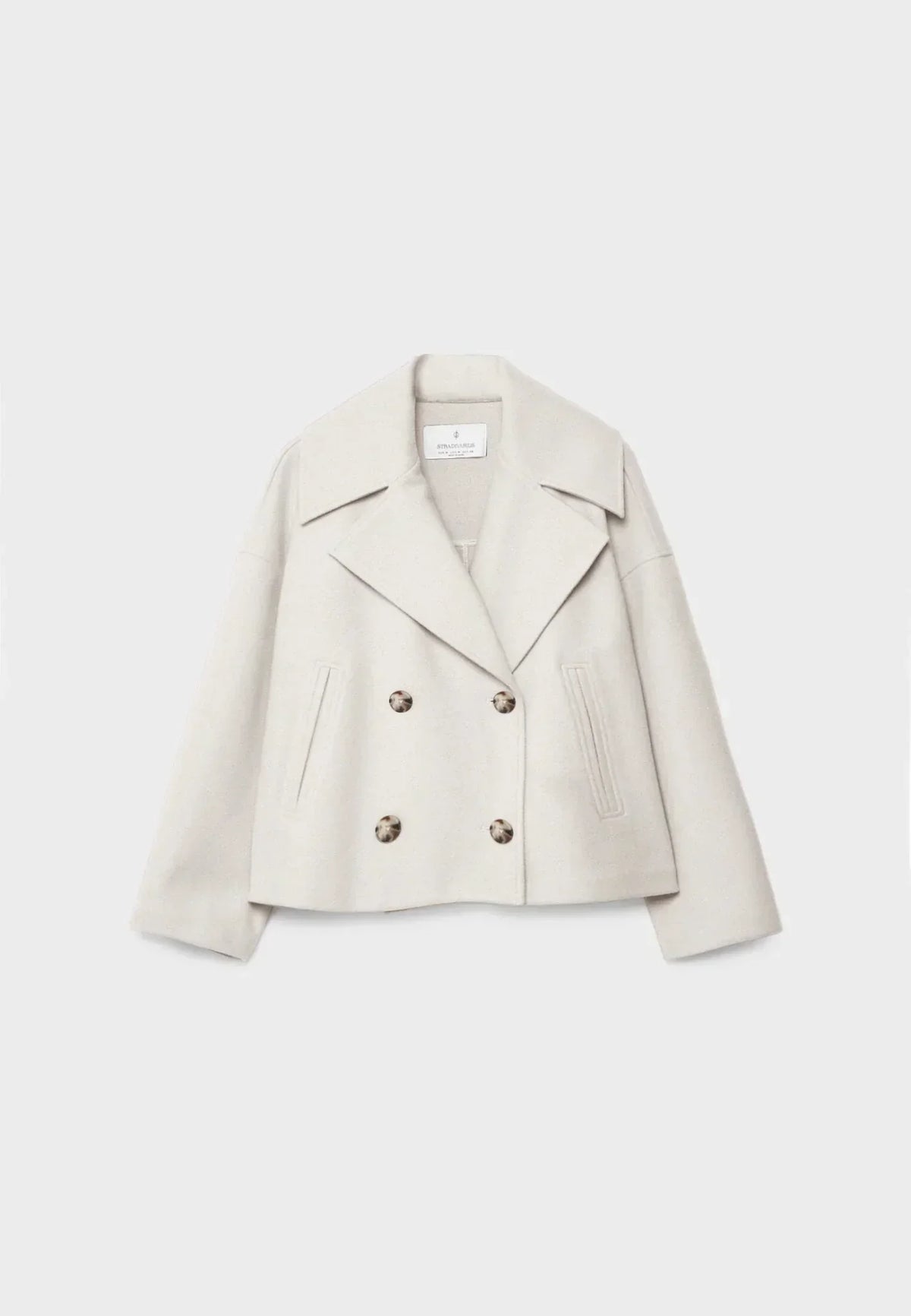 Women's Chic Double-Breasted Jacket – Crossover Front