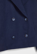 Women's Chic Double-Breasted Jacket – Crossover Front