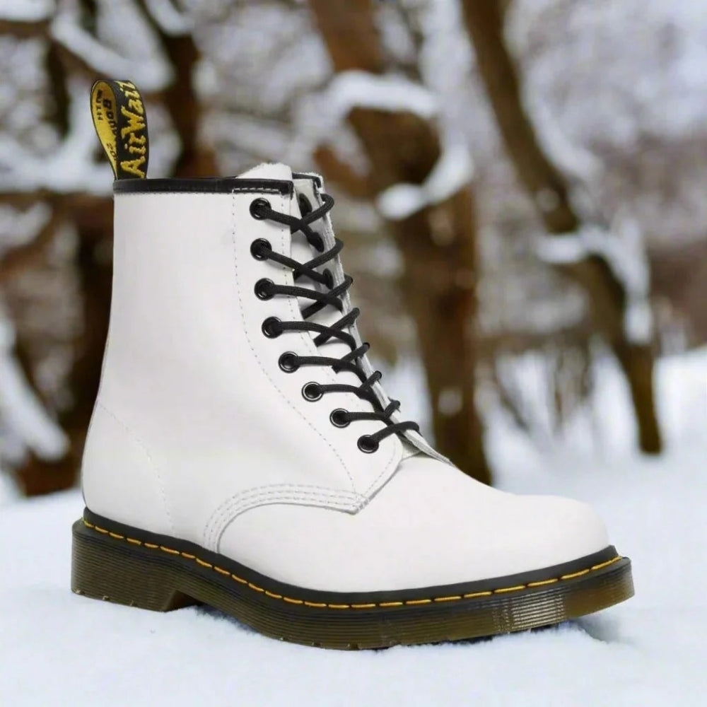 Women's Lace-Up Ankle Boots – Thick Sole