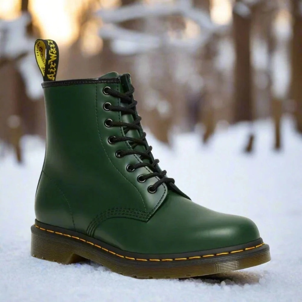 Women's Lace-Up Ankle Boots – Thick Sole