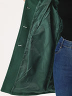 Women's Cozy Long Pea Coat – Button Front